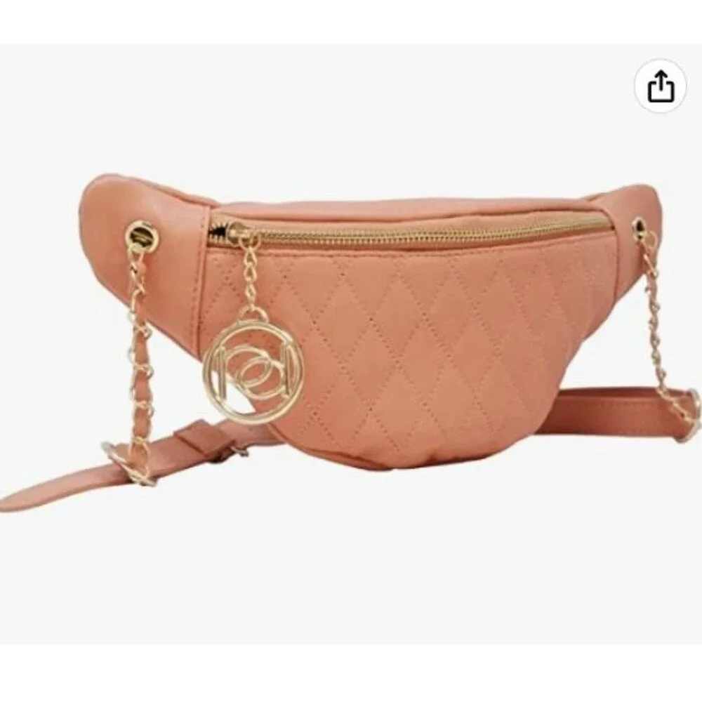 Bebe Women’s Purse Handbags, Crossbody, Authentic Sling Apricot Color NEW
